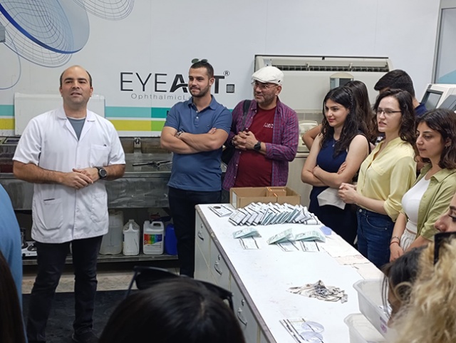Ege Üniversitesi Optisyenlik Bölümü Akay Rx Laboratory Ziyareti