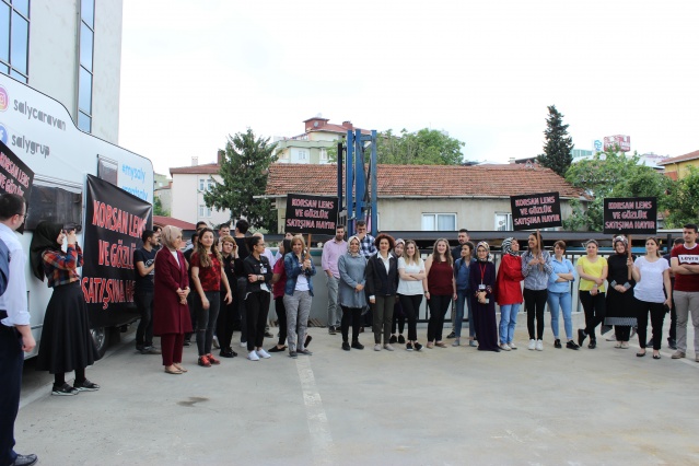 Erol Harbi Korsan Lens Satışına Hayır Yürüyüşü Başlangıç