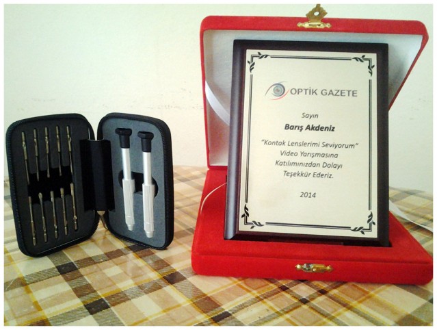 2014 Yarışma Plaket ve Hediyeleri Sahiplerine Ulaştı