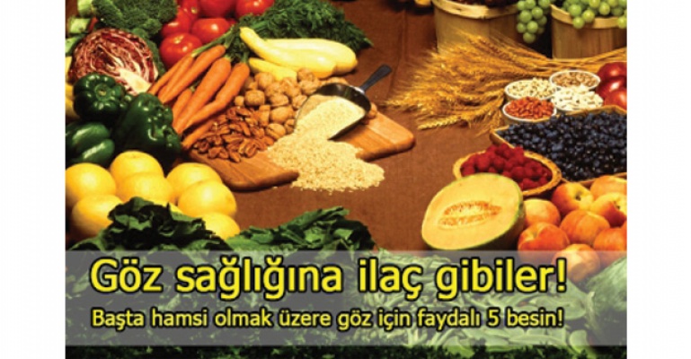 Göz sağlığı için faydalı 5 besin