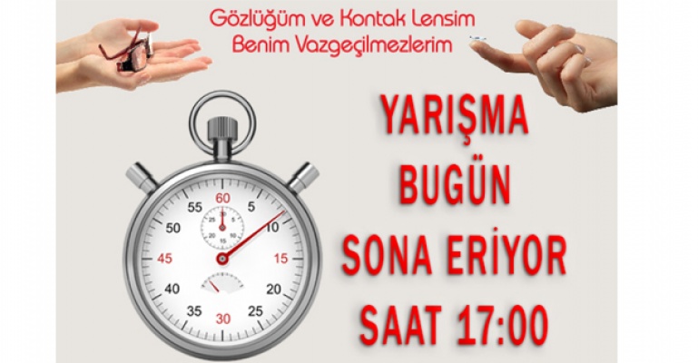 Yarışmamızda Son Gün!