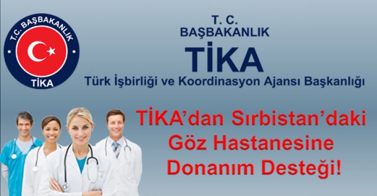 TİKA'dan Sırbistan'a Donanım Desteği!