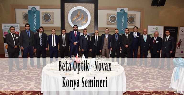 Beta Optik - Novax Konya Semineri Basın Bülteni