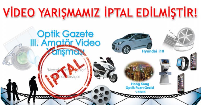 Yarışmamız İptal Edilmiştir!