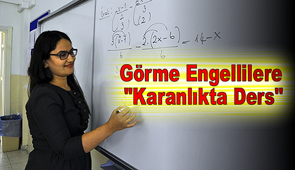 'Karanlıkta matematik'