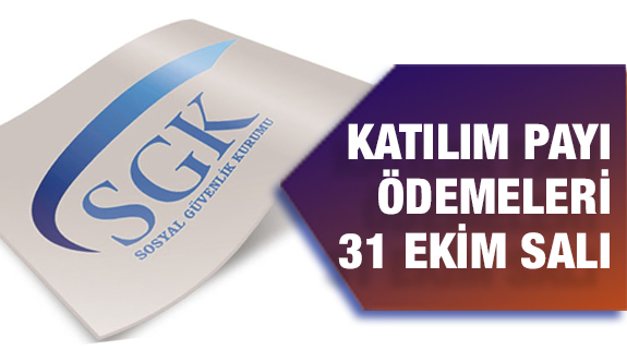 Eylül 2017 Optik Katılım Payı Ödemeleri