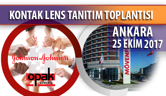 Kontak Lens Tanıtım Toplantısı Bugün Ankara'da