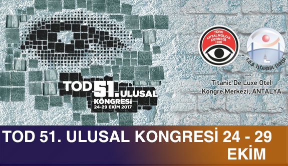 TOD 51. Kongresi 24-29 Ekim'de Antalya'da Yapılıyor