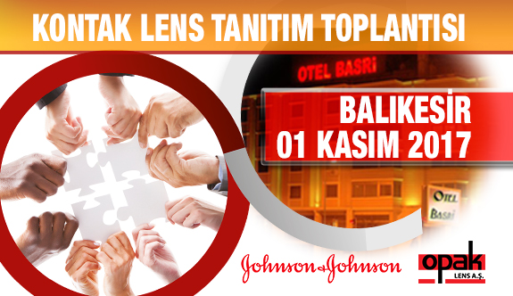 Kontak Lens Tanıtım Toplantısı Balıkesir'de