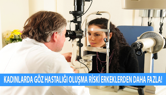 Kadınlarda Göz Hastalığı Oluşma Riski Erkeklerden Daha Fazla!