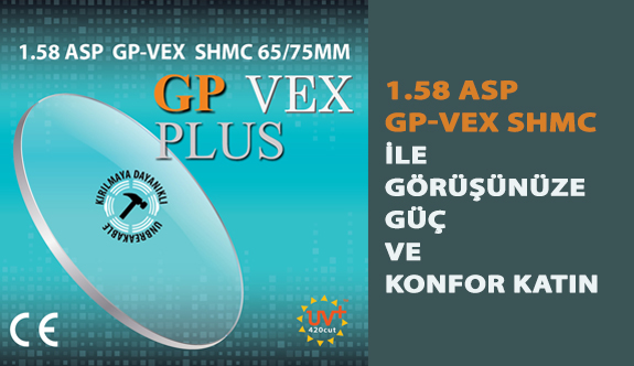 Görüşünüze Güç ve Konfor Katan 1.58 ASP GP-VEX SHMC