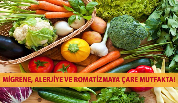 Migrene, Alerjiye ve Romatizmaya Çare Mutfakta!