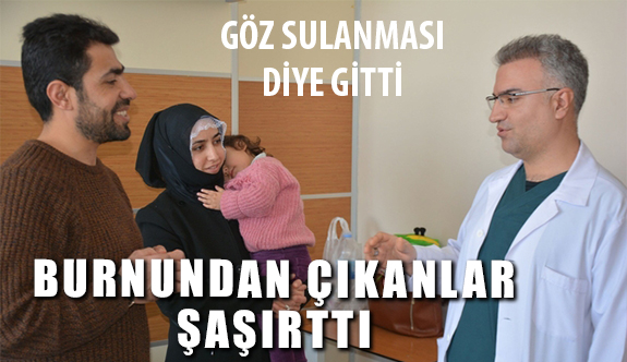 Göz Sulanması Diye Gitti, Burnundan Çıkanlar Şaşırttı