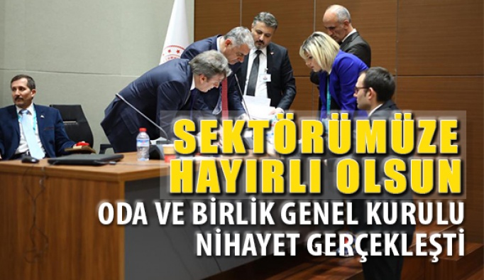 Oda ve Birlik Genel Kurulu Nihayet Gerçekleşti