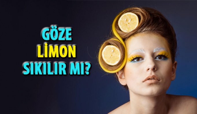 göze limon sıkmanın faydaları