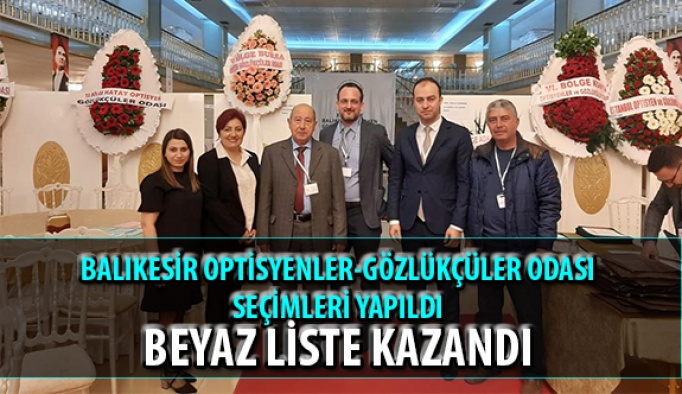 Balıkesir Optisyenler-Gözlükçüler Odası Seçimleri Yapıldı