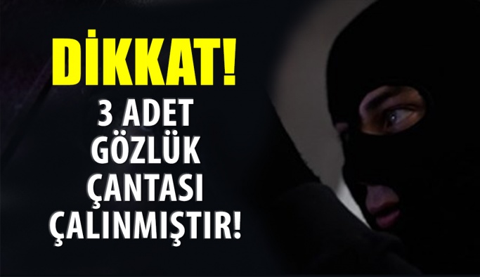 Dikkat! Gözlük Hırsızlığı