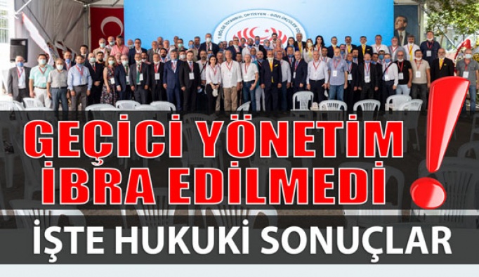 Geçici İstanbul Oda Yönetimi İbra Edilmedi!