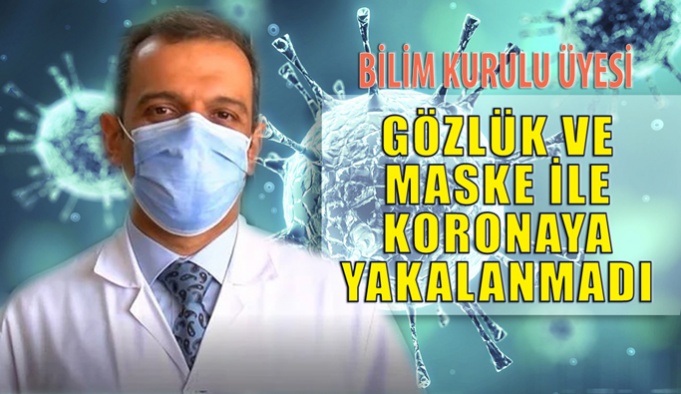 Gözlük ve Maske Koronadan Koruyor