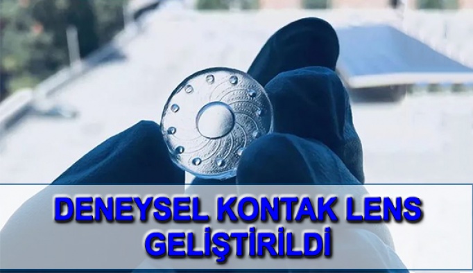 Deneysel Kontak Lens Geliştirildi