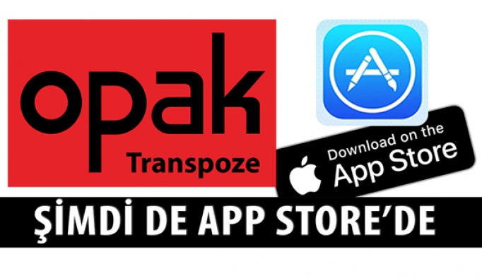 Opak Transpoze Uygulaması App Store'de