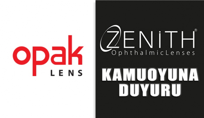 Opak Lens'ten Zenith Markası Hakkında Duyuru