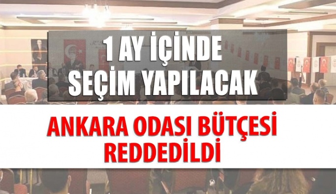 Ankara Odası Bütçesi İbra Edilmedi