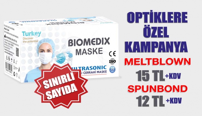 BIOMEDIX Maskede Optiklere Özel Kampanya