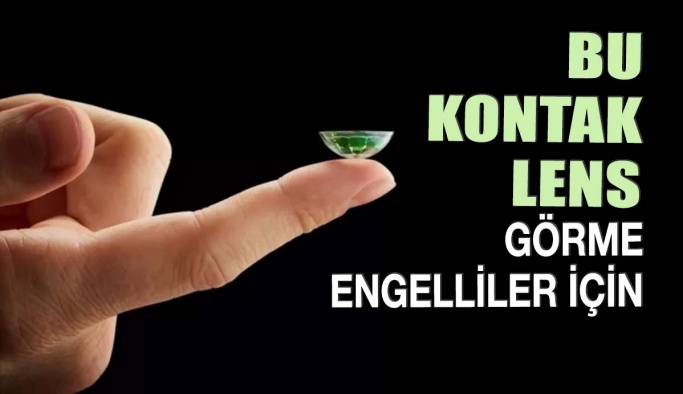 Görme Engelliler İçin Kontak Lens Yapıldı