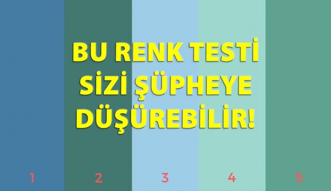 Bu Renk Testi Gözleriniz Konusunda Sizi Şüpheye Düşürebilir