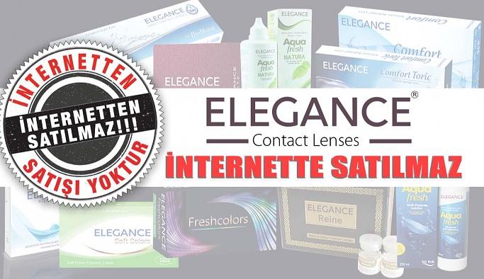 Elegance Kontak Lensleri İnternetten Satılmaz