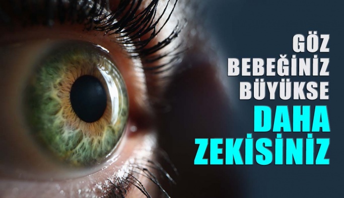 Göz Bebeğiniz Büyükse Daha Zekisiniz