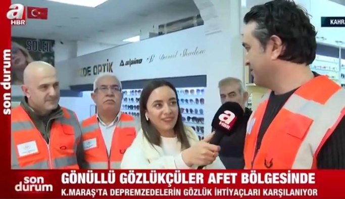 Gönüllü Gözlükçüler Depremzede Vatandaşların Gözlüklerini Ücretsiz Olarak Temin Ediyor