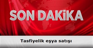 Tasfiyelik Eşya Satışı!