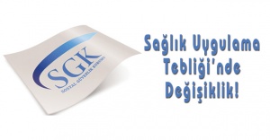 Sağlık Uygulama Tebliği Resmi Gazete'de yayımlandı.