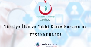 Türkiye İlaç ve Tıbbi Cihaz Kurumu'na Teşekkürler!