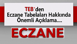 Eczane tabelasında yer alamayacak ibare..