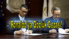 Ronaldo'ya gözlük cezası!