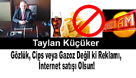 Gözlük, Cips veya Gazoz Değil ki Reklamı, İnternet satışı Olsun!