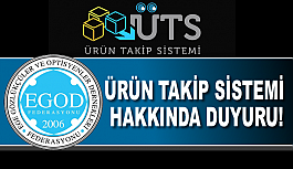 ÜRÜN TAKİP SİSTEMİ HAKKINDA DUYURU!