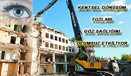 Kentsel Dönüşüm Tozları Göz Sağlığını Da Olumsuz Etkiliyor