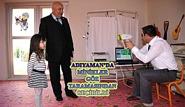 Adıyaman’da Minikler Göz Taramasından Geçirildi