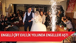 Görme Engelli Çift Evlilik Yolunda Engelleri Aştı