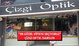 “En Güzel Vitrini Seçiyoruz” Yarışması: Çizgi Optik-Samsun