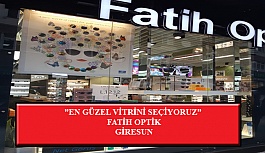 “En Güzel Vitrini Seçiyoruz” Yarışması: Fatih Optik- Giresun