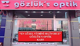 “En Güzel Vitrini Seçiyoruz” Yarışması: Gözlük’s Optik- Kars