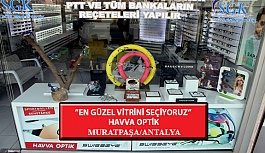 “En Güzel Vitrini Seçiyoruz” Yarışması: Havva Optik-Muratpaşa /Antalya