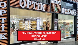 “En Güzel Vitrini Seçiyoruz” Yarışması: Kitapçı Optik- Giresun