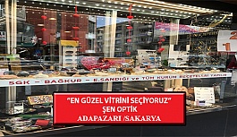 “En Güzel Vitrini Seçiyoruz” Yarışması: Şen Optik-Adapazarı /Sakarya