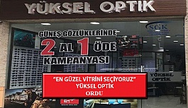 “En Güzel Vitrini Seçiyoruz” Yarışması: Yüksel Optik- Ordu